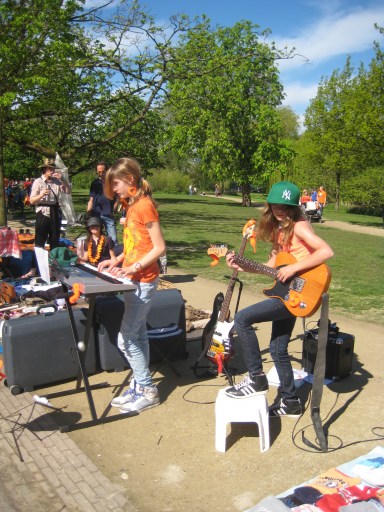 Pequeños artistas en Vondelpark