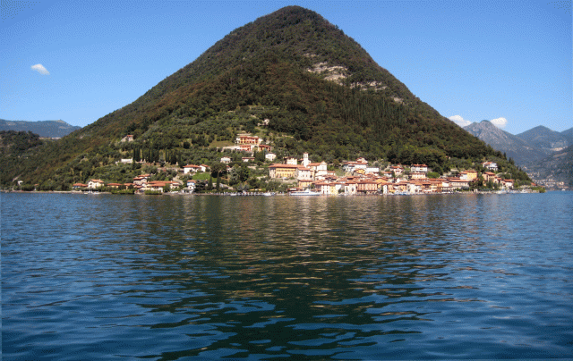 Llegando a Monte Isola